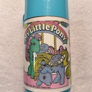 My Little Pony Carousel Kids Thermos - Blue and Pink Delight